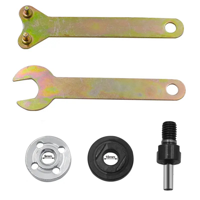 5pcs 10mm/6mm Electric Drill Conversion Angle Grinder Connecting Rod For Cutting Disc Polishing Wheel Handle Holder Adapter Kits
