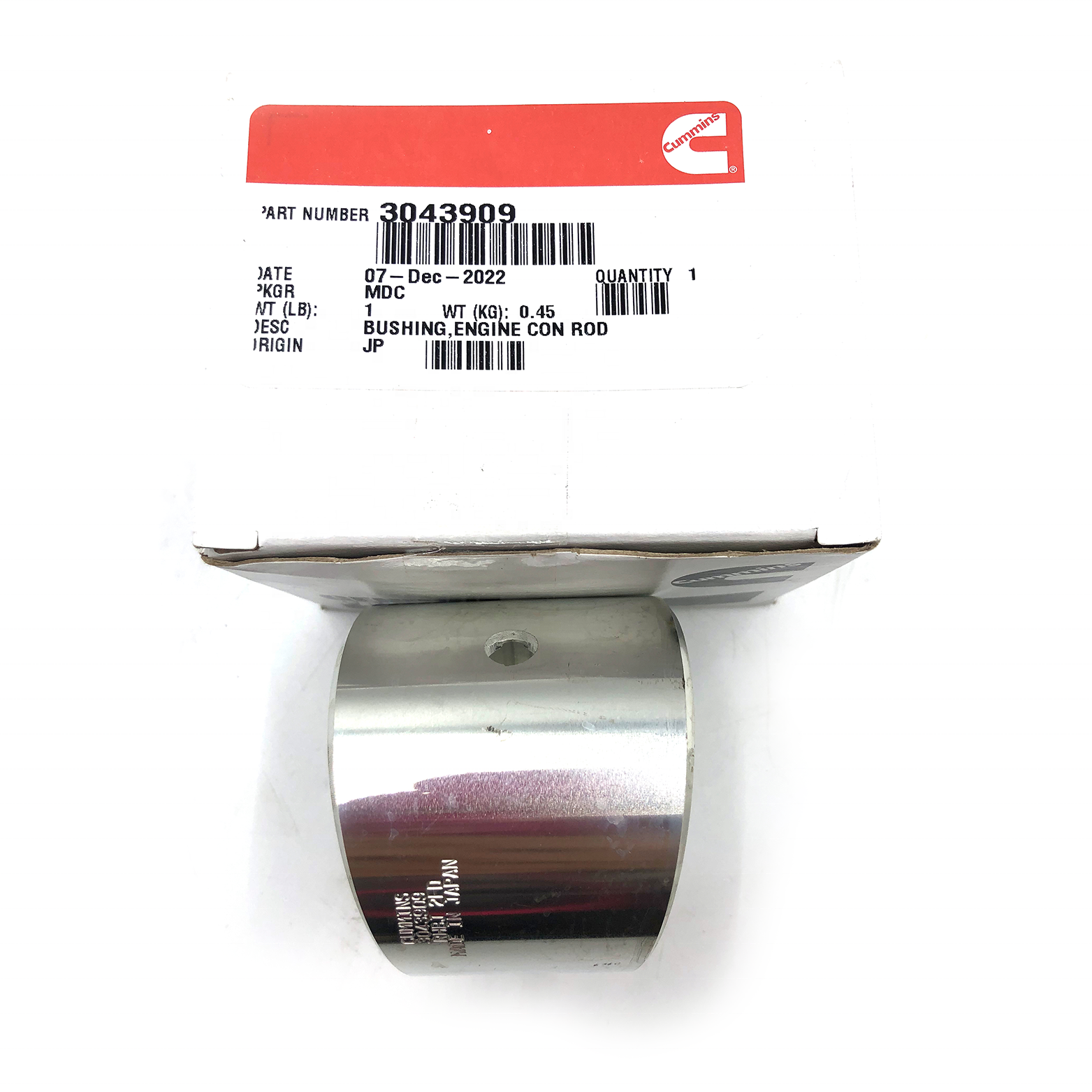 Genuine Cummins 3043909 BUSHING,ENGINE CON ROD Original parts For K19