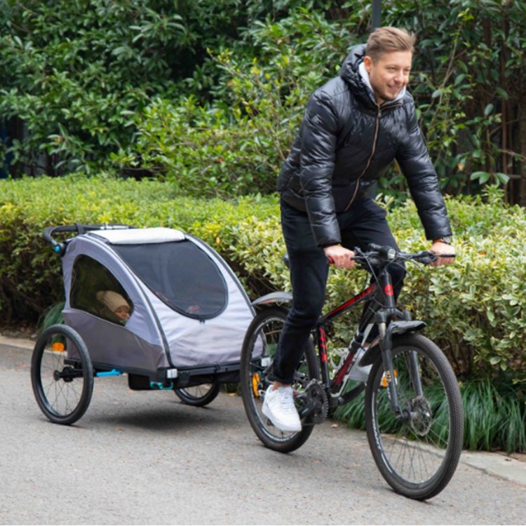 Bike camper mini camper trailer with aluminium connecting rod baby bike camper trailers for sale