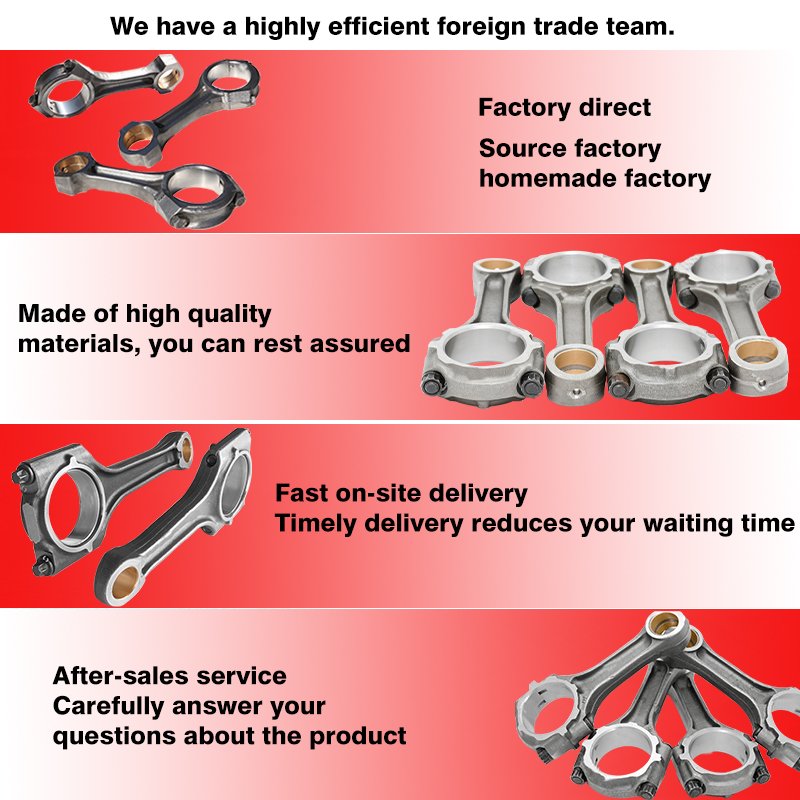 4TNE84 Connecting Rod Assy For Yanmar Diesel Engine Parts Forged Steel Connecting Rod