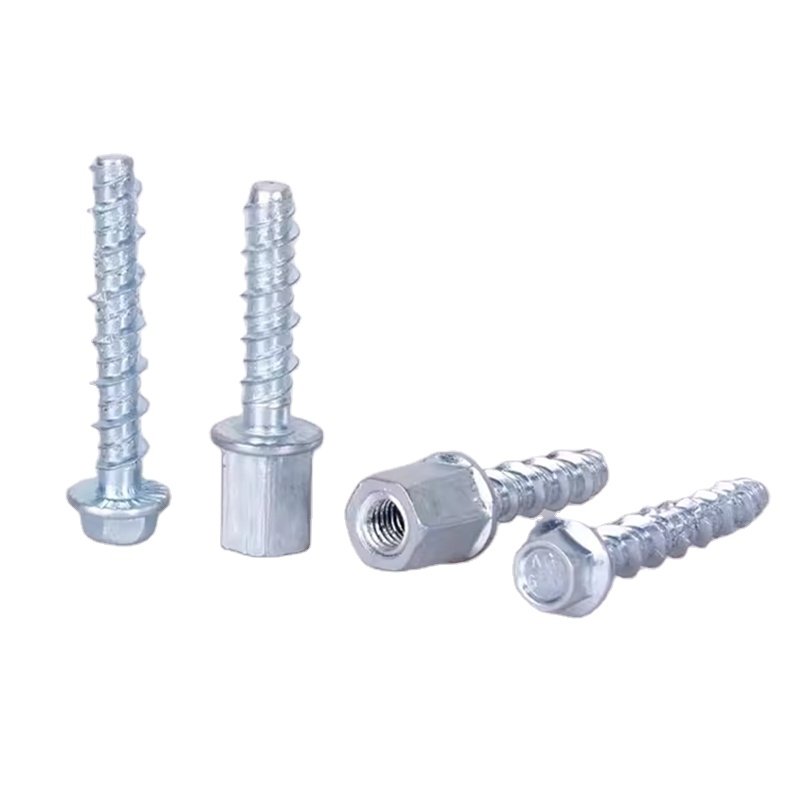 Hexagon Expansion Female Threaded Concrete Ceiling Screw Anchor Concrete Rod Hanger Drywall Screw Ceiling Anchor