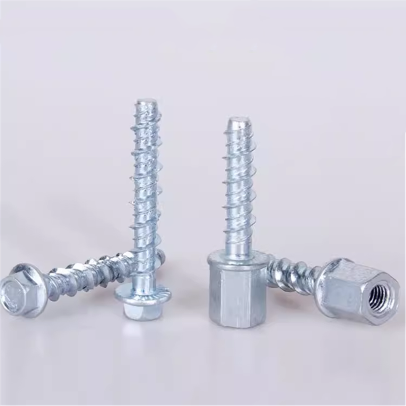 Hexagon Expansion Female Threaded Concrete Ceiling Screw Anchor Concrete Rod Hanger Drywall Screw Ceiling Anchor