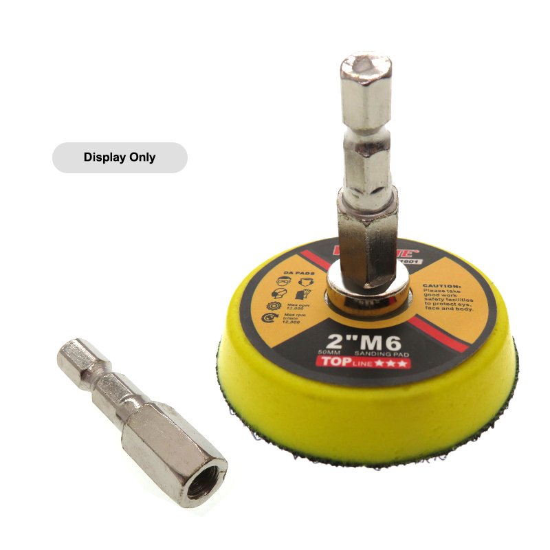 High Quality M6-1 38MM Tray Fitting American Hex Adapter Connection Rod with 1/4" 6.35MM Internal Thread Power Tool Accessory
