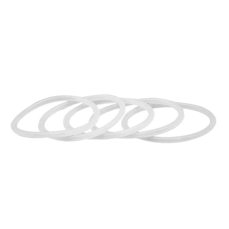 JiuYan White Transparent Molded Silicone Compression Rubber Flat Strip Round Seals Color Gasket Seals For Thermos