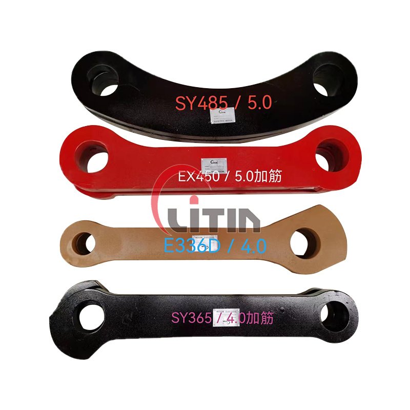 LITIAN Wholesale Price Excavator Parts Bucket Connecting Rods Linkage Link Rod Side Links SK120 Excavator Rod Link