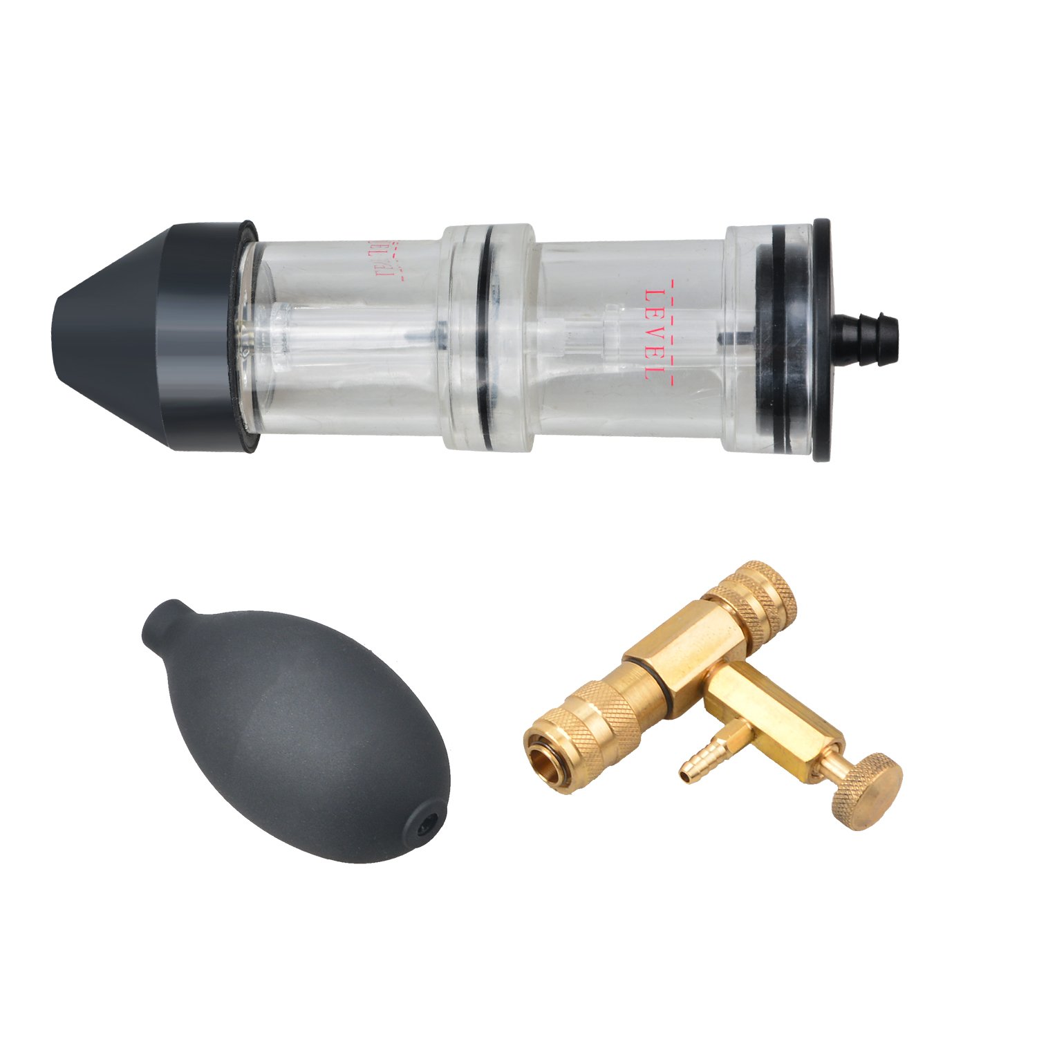 Cylinder Gasket Tester CO2 Cylinder Head Gasket Leak Detector Tester With 3 Adapters
