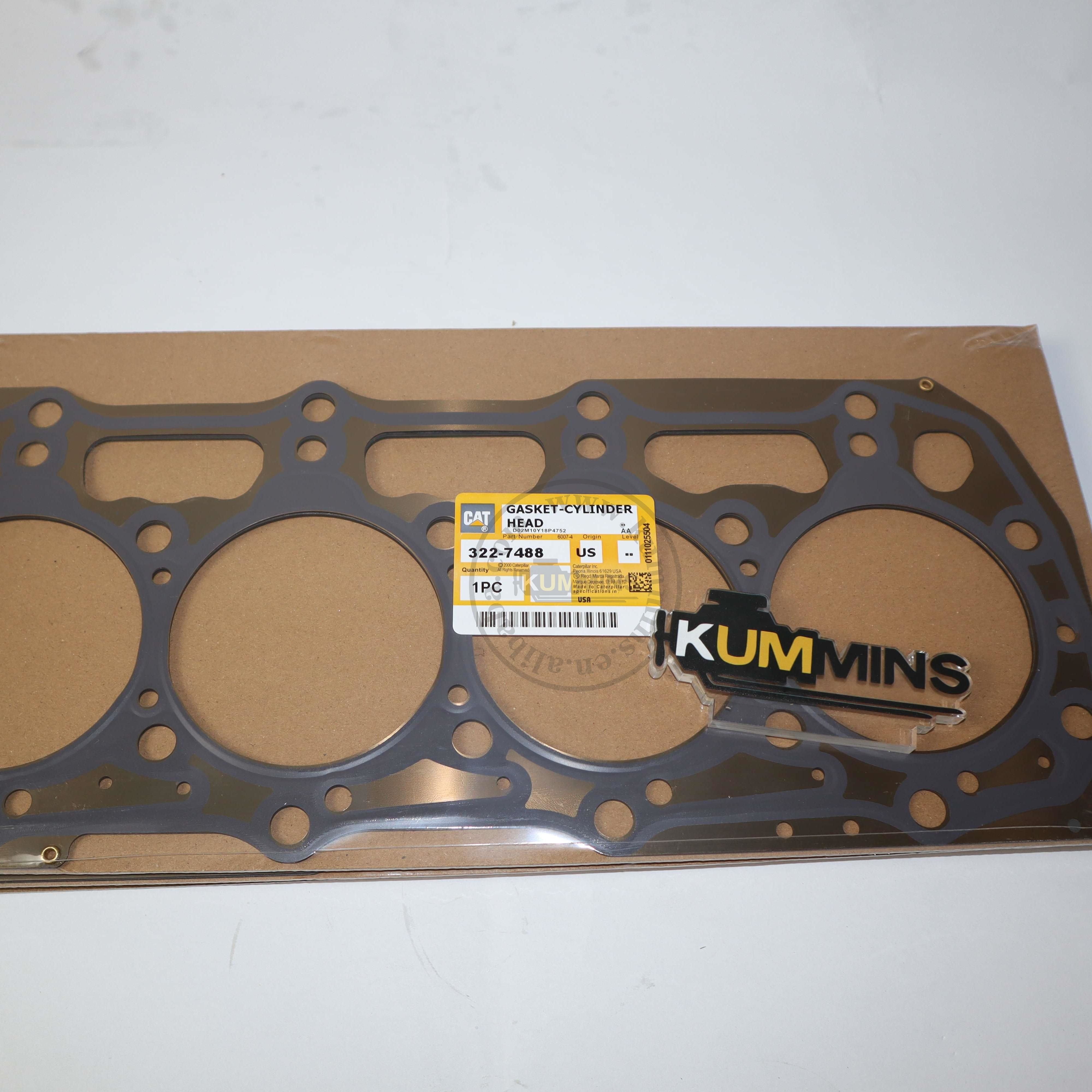 322-7488 3227488 Diesel Engine Parts Cylinder Head Gasket For Caterpillar Loaders 216B 226B 242B 232B RC-60 3024C C2.2 C2.2T