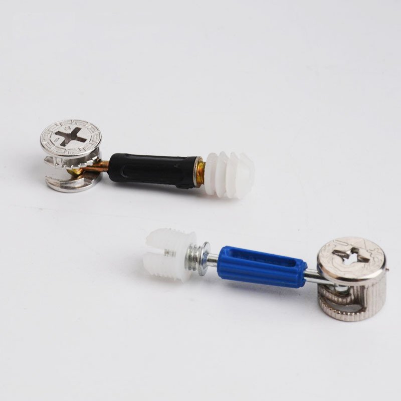 Furniture Accessories Cabinet 3 in 1 Furniture Connecting Rod Mini Fix Board Connector Fittings Screw wood connectors
