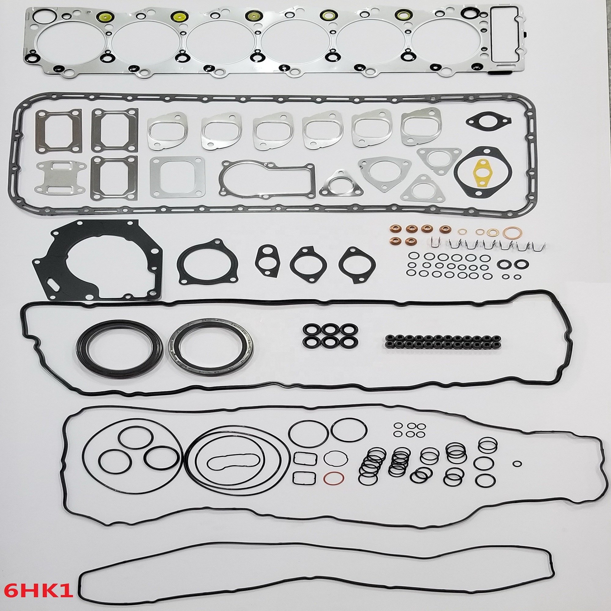 JCAR full gasket 6HK1 gasket cylinder head ISUZU diesel TRUCK engine parts
