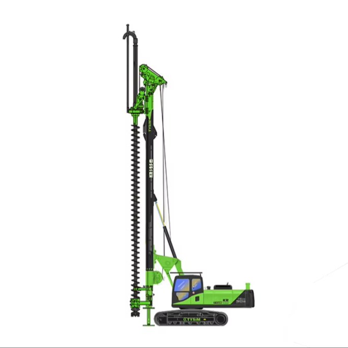 High quality portable rotary auger drilling rig machine from manufacturer