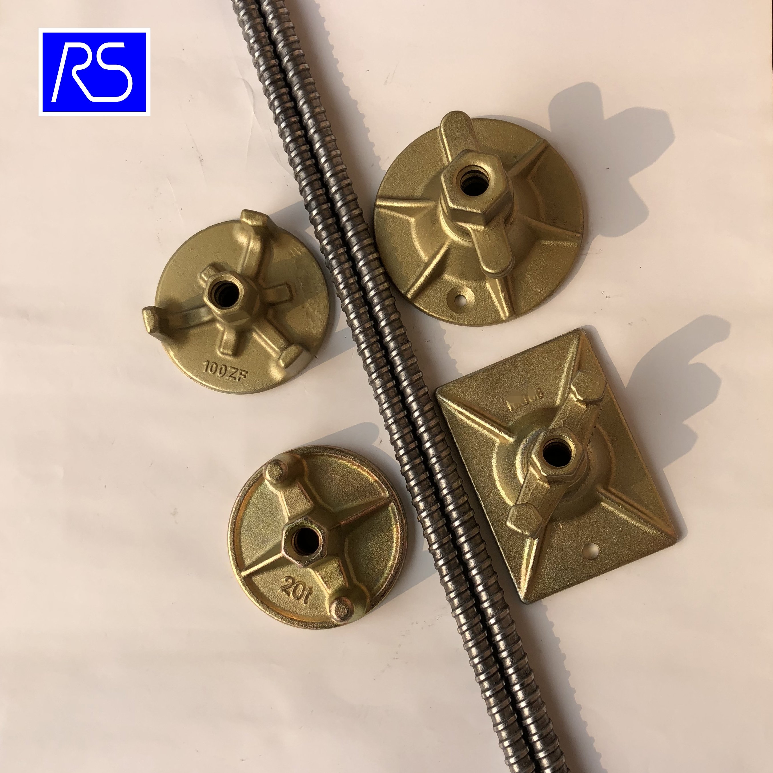 Formwork casting rod connecting nuts