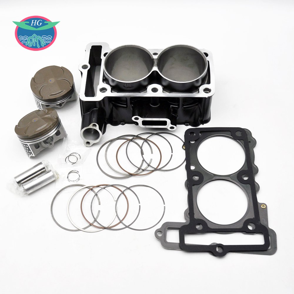 Factory Direct Supply Z250-K Z250 Ninja250 67mm*2 300cc Motorcycle Cylinder Head Piston Rings Gasket Kit Motorcycle Cylinder