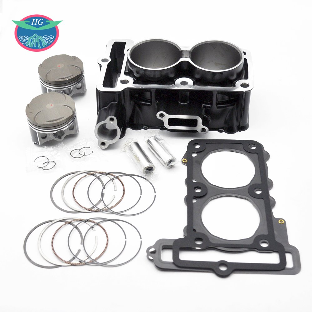 Factory Direct Supply Z250-K Z250 Ninja250 67mm*2 300cc Motorcycle Cylinder Head Piston Rings Gasket Kit Motorcycle Cylinder