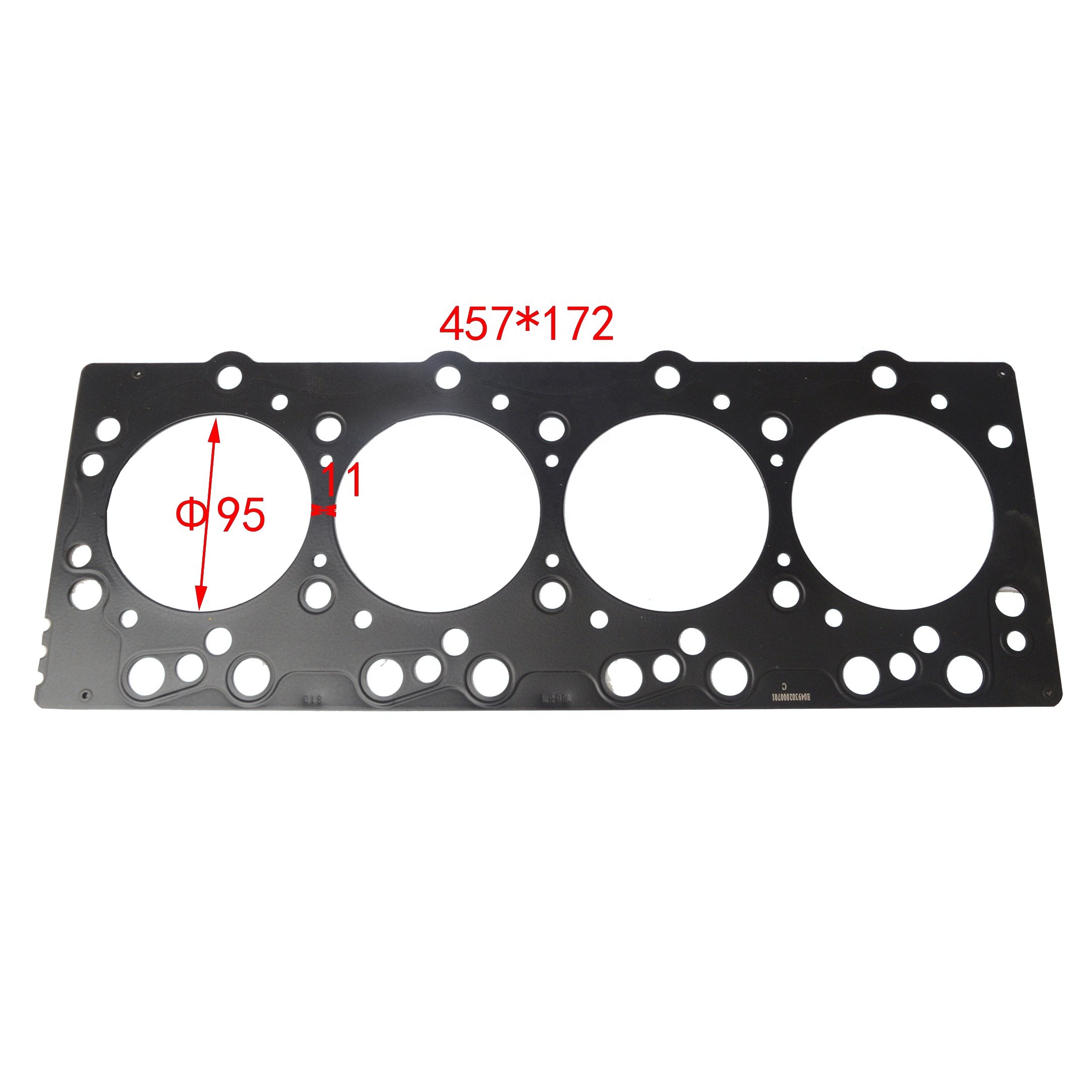 CYLINDER HEAD GASKET E049302000701 FOR BJ493 ENGINE
