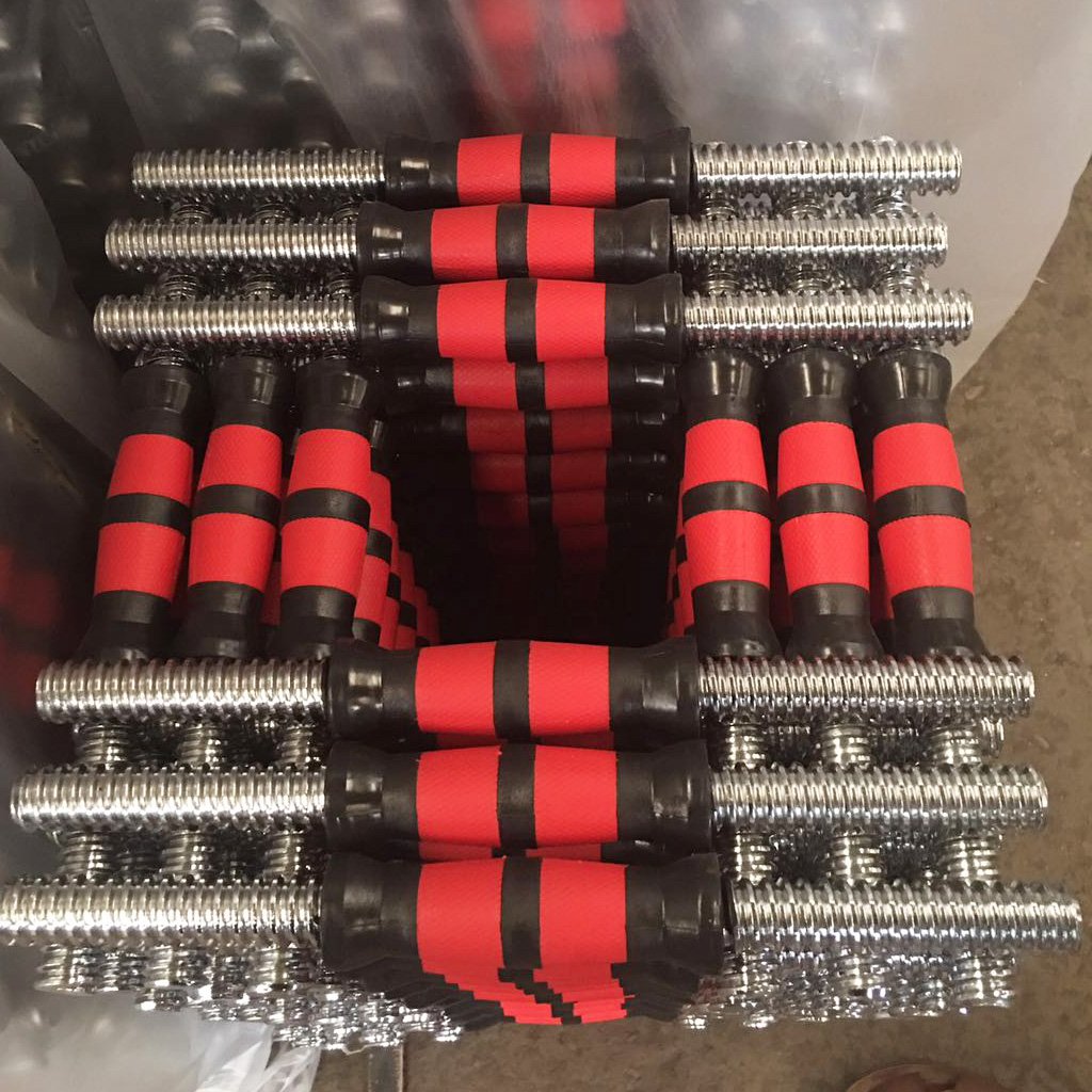 Hot sales weight lifting long bar dumbbell 300-600mm fitness equipment dumbbell handle for bodybuilding