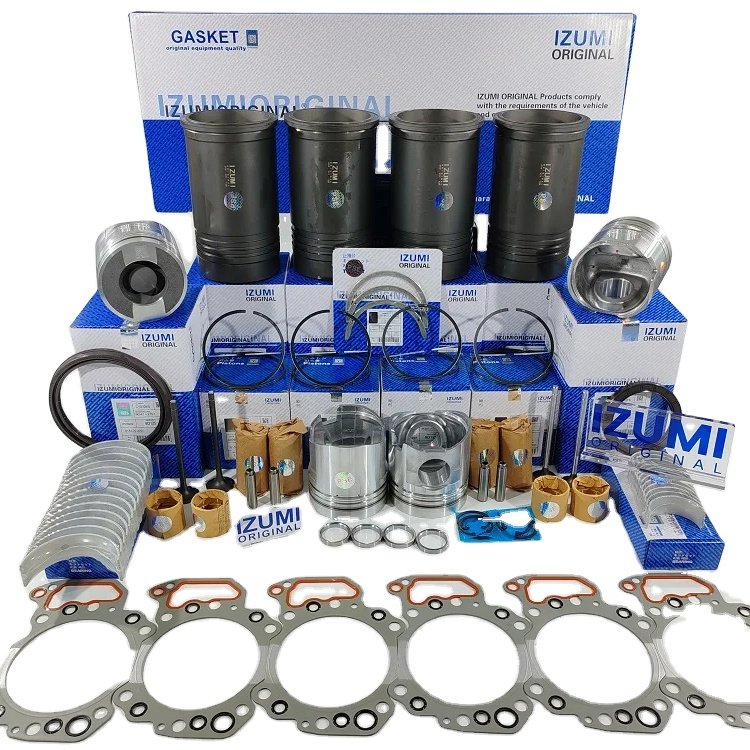 6D125 S6D125 PC400-6 PC450-6 water&oil pump Piston cylinder head gasket Engine part overhaul rebuild kit for Komatsu & cummins