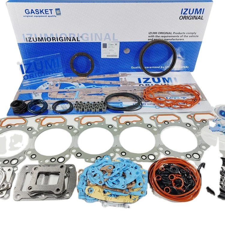 6D125 S6D125 PC400-6 PC450-6 water&oil pump Piston cylinder head gasket Engine part overhaul rebuild kit for Komatsu & cummins