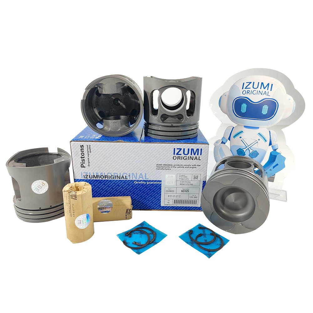 6D125 S6D125 PC400-6 PC450-6 water&oil pump Piston cylinder head gasket Engine part overhaul rebuild kit for Komatsu & cummins