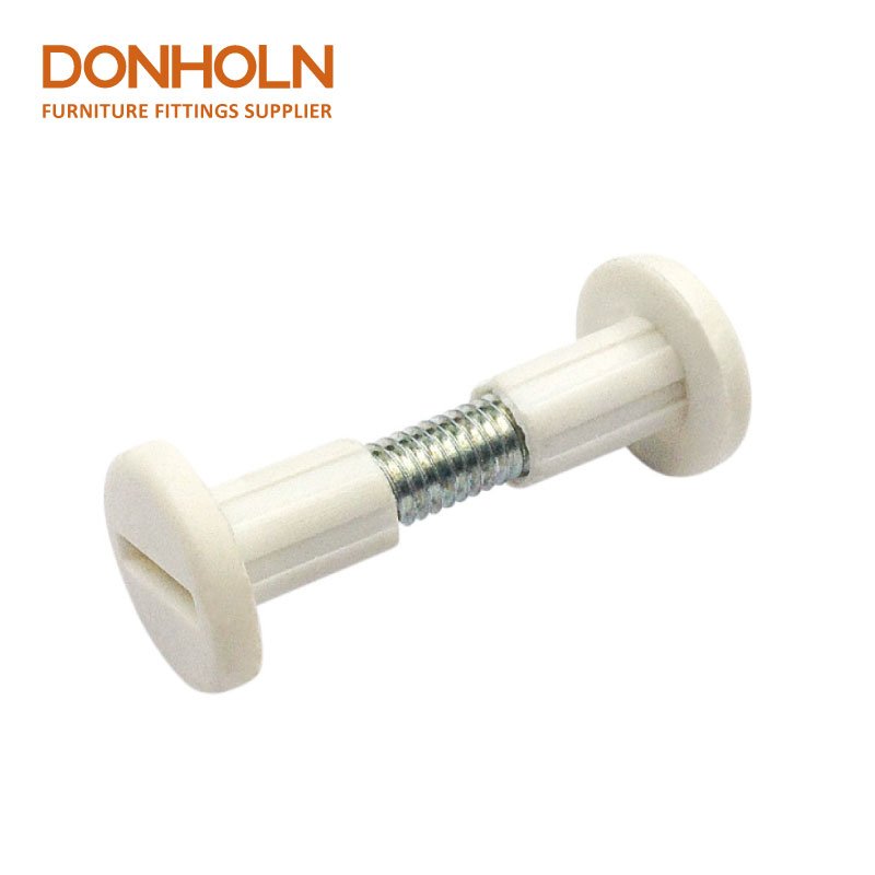 SC4445 customized dowels 8*40mm Dowel Pins thread wooden rods connector