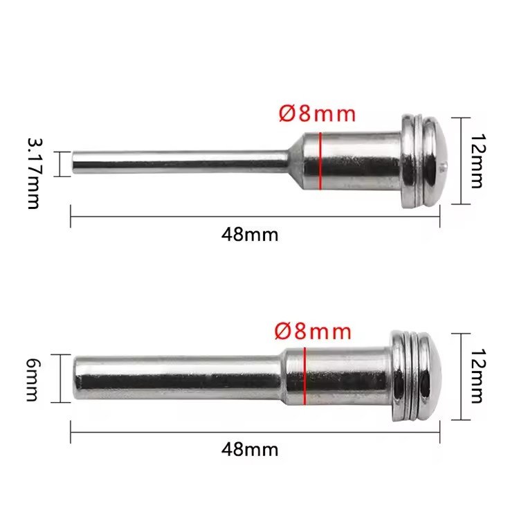 3.17mm/6mm Shank Polishing Wheel Set Cutting Disc Extension Rod Cutting Blade Connective Rod For Rotary Tool