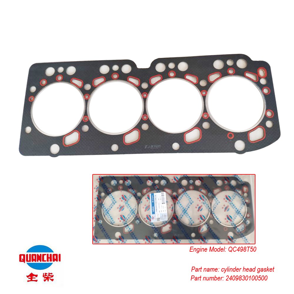 Quanchai Engine Gasket Kit Including Cylinder Head Gasket and Starter Pump Model 2409830100500+2409509300000
