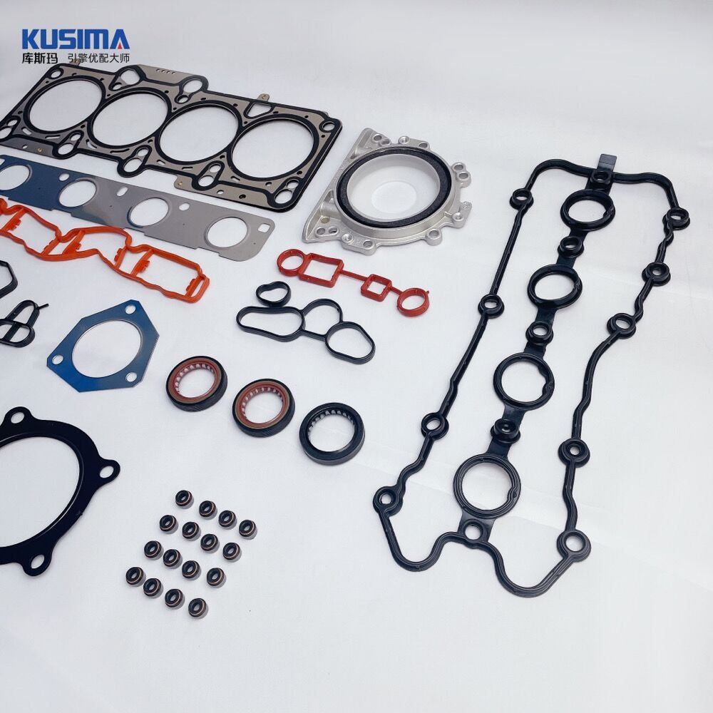 Top quality Head Gasket set auto repair kit BGB BWE BPG BWT BPJ full gasket set for Audi C6 2.0T valve oil seal 06F103383G