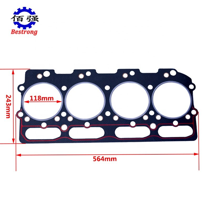 YUCHAI YC4A130L-T20 YC4A110Z YC4108 Cylinder Head Gasket Of Diesel Engine Spare Parts