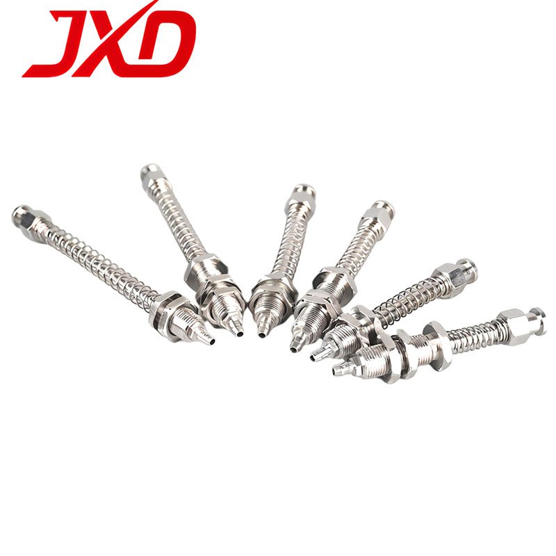 JXD TS Series Metal Pneumatic Vacuum Suction Cup Metal Buffer Connecting Rod Vacuum Sucker Connector