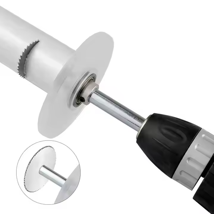 New Pipe Cutting Locator Hexagonal Handle Extended Connecting Rod Quick Connection Electric Drill PVC Pipe Cutting Positioning