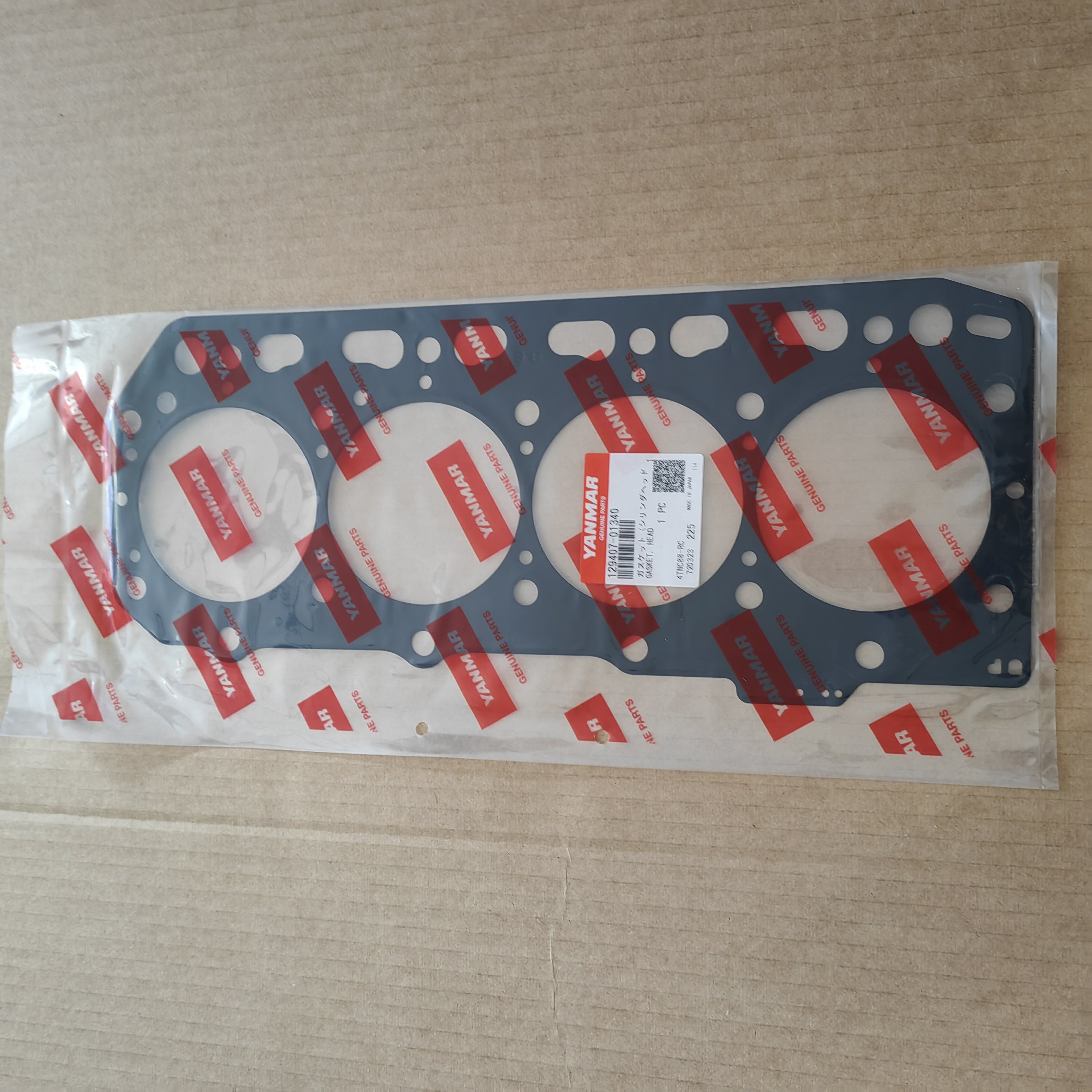 Brand new original factory 4TNV88 Cylinder Head Gasket 129407-01340 Cylinder gasket for YANMAR