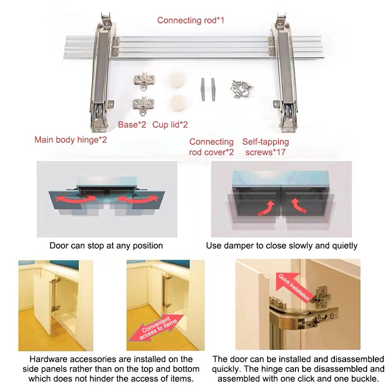 Oem Custom Cabinet Wooden Door Floor Hinges Bus Luggage Door Hinge