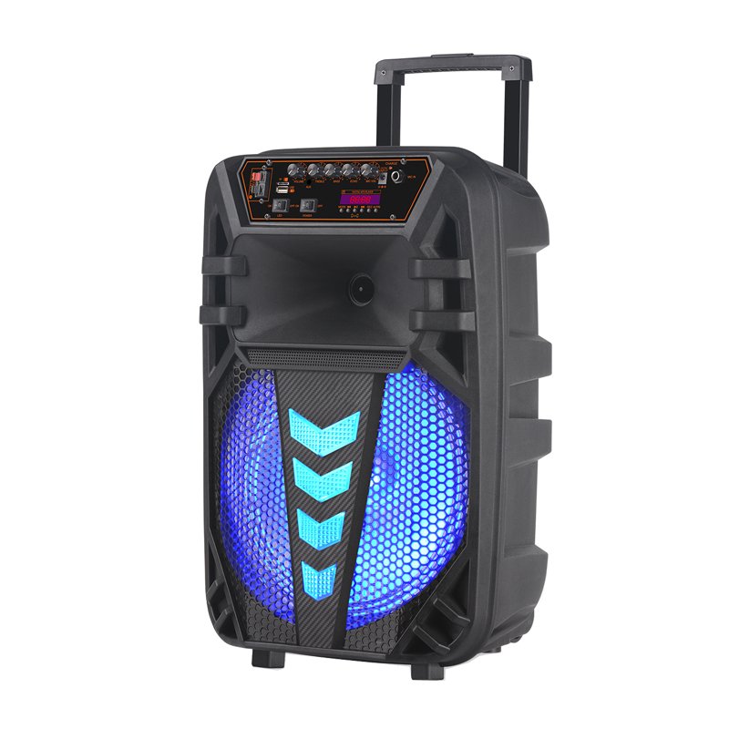 NDR- W1012-inch square dance audio with KARAOKE WIRELESS pull rod mobile outdoor portable high-power TWS speaker