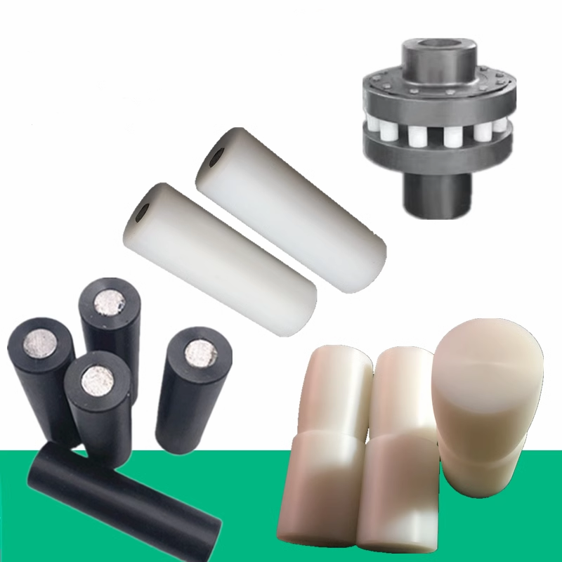 PA6 nylon pin coupling wear-resisting union rod coupling used white plastic rod sales Solid resistant plastic nylon rod