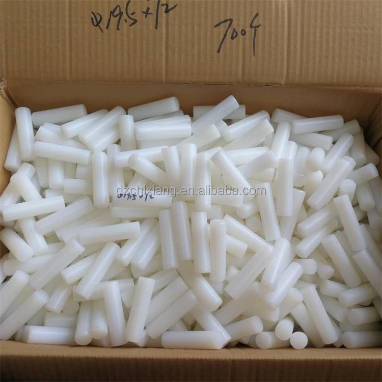 PA6 nylon pin coupling wear-resisting union rod coupling used white plastic rod sales Solid resistant plastic nylon rod