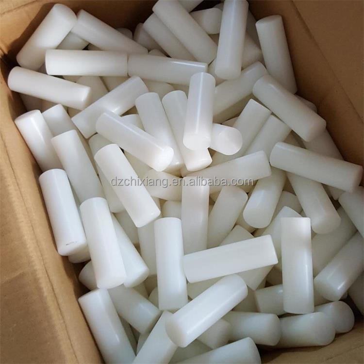 PA6 nylon pin coupling wear-resisting union rod coupling used white plastic rod sales Solid resistant plastic nylon rod