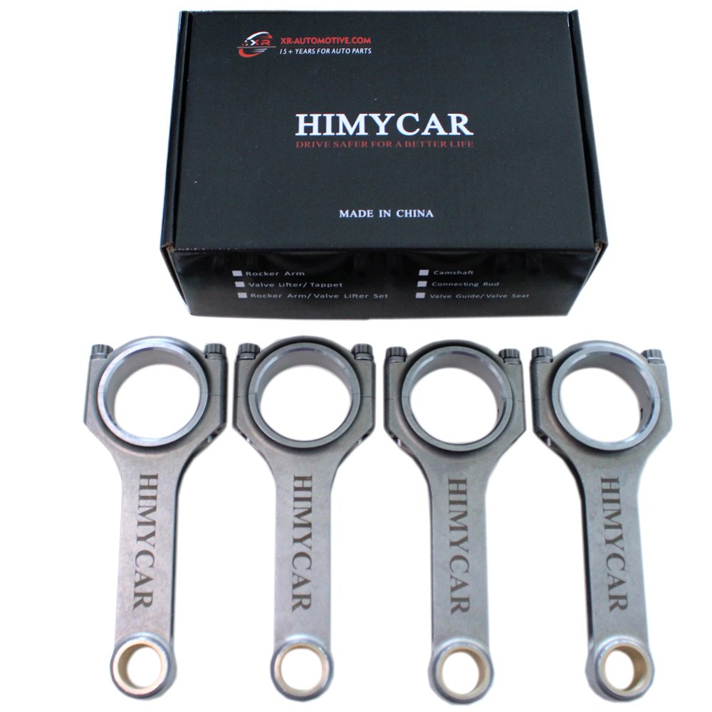 HIMYCAR AUTO ENGINE PARTS H-BEAM FORGED 4340 CONNECTING ROD 144mm FUT Audi VW 2.0T TFSI VAG 2.0 16V TFSI EA113