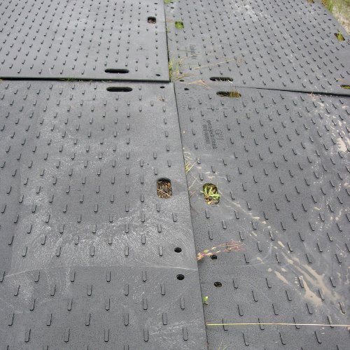 Heavy Equipment Ground Protective Plastic Mats for Construction Entrance Mud Mat