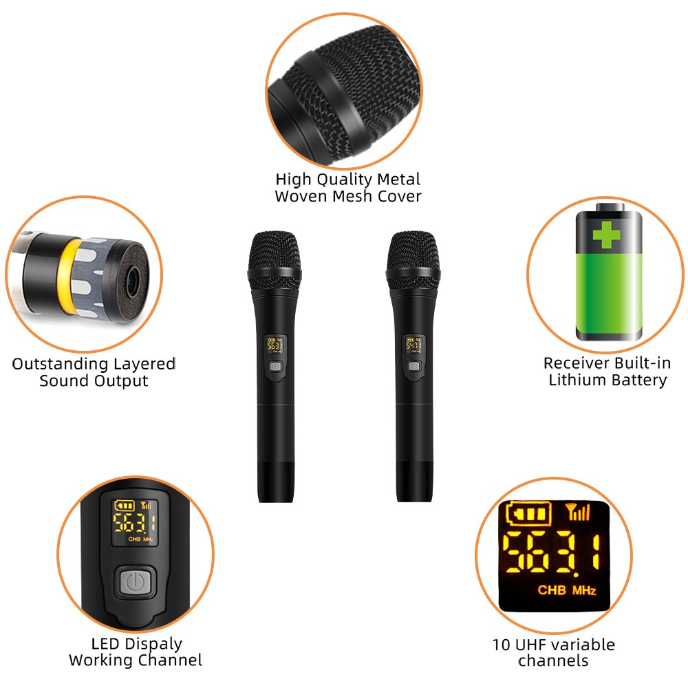 Depusheng DL-802 Professional wireless microphone module UHF FM microphone receiving board circuit board