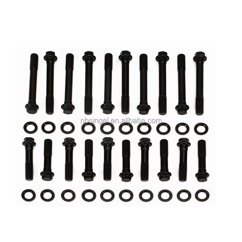 SL 154-3603 Ford 351 Windsor Head Bolt Kit Stock or Edelbrock 60259 60379 Heads
