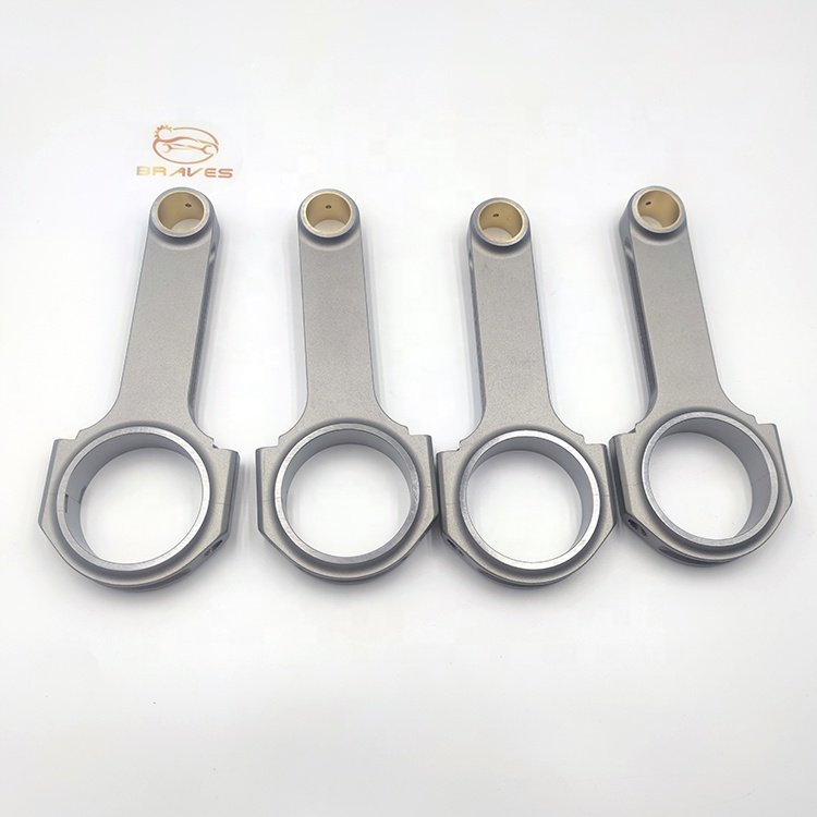High Performance Forged 4340 Chromoly 5.6"H Beam Connecting Rods for Air-Cooled VW Beetle Type 1 3 VW Journal Con Rods