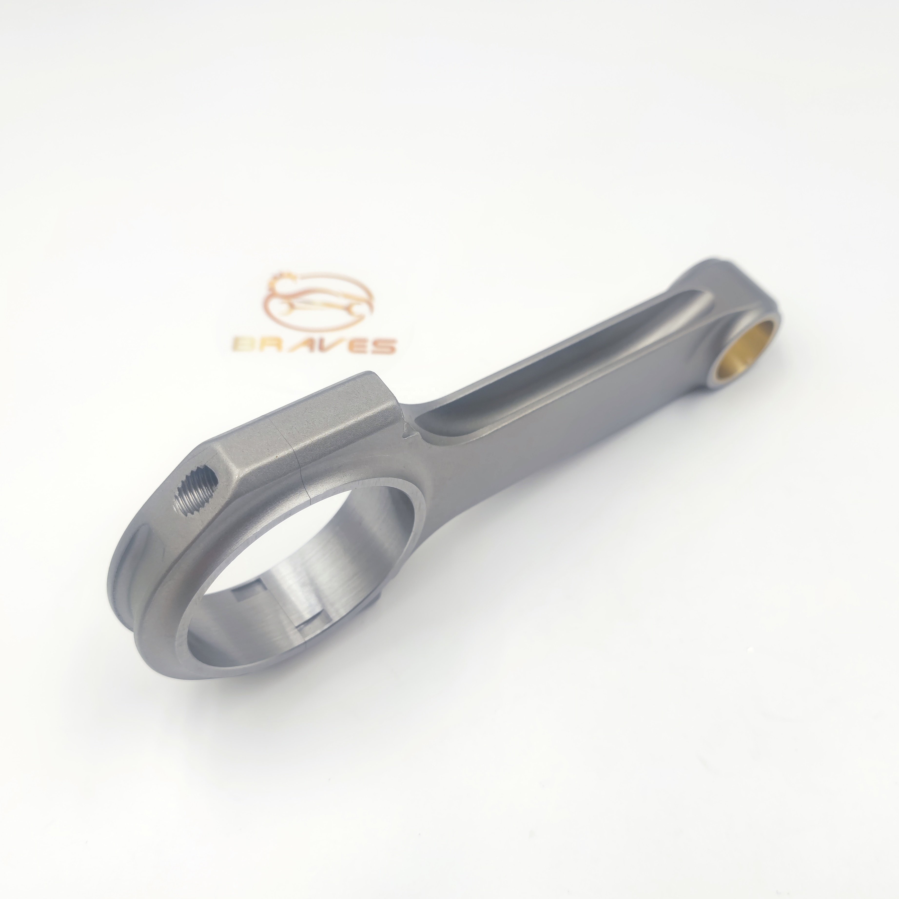 High Performance Forged 4340 Chromoly 5.6"H Beam Connecting Rods for Air-Cooled VW Beetle Type 1 3 VW Journal Con Rods