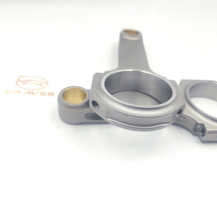 High Performance Forged 4340 Chromoly 5.6"H Beam Connecting Rods for Air-Cooled VW Beetle Type 1 3 VW Journal Con Rods