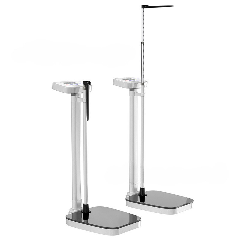 Digital 190cm 200kg weight physician scale with height rod hospital body weight Ultrasonic BMI Measure electronic weighing scale