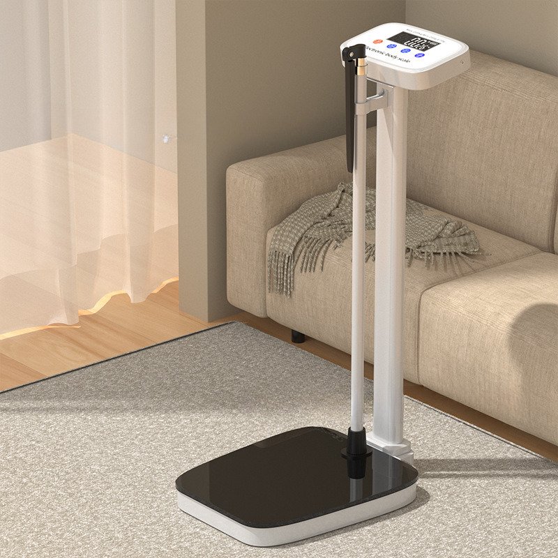 Digital 190cm 200kg weight physician scale with height rod hospital body weight Ultrasonic BMI Measure electronic weighing scale