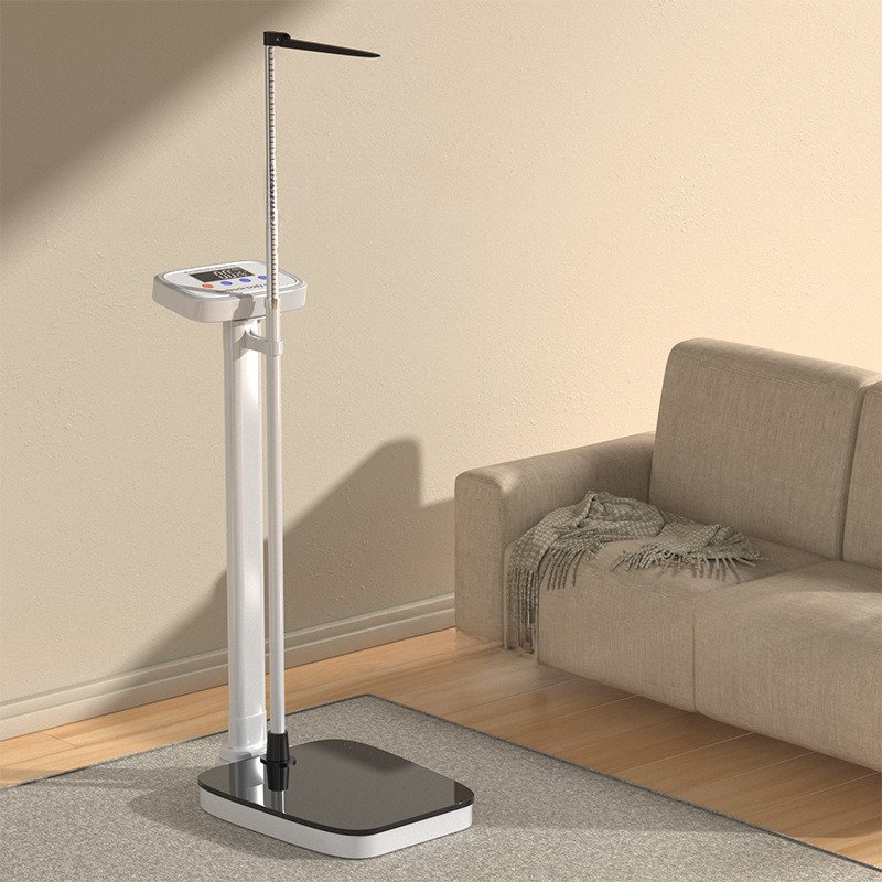 Digital 190cm 200kg weight physician scale with height rod hospital body weight Ultrasonic BMI Measure electronic weighing scale