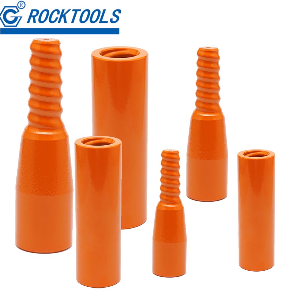 Mining drilling tools Shank Rod Adapter R38 T38 T45 T51 Half full Bridge Coupling Sleeve