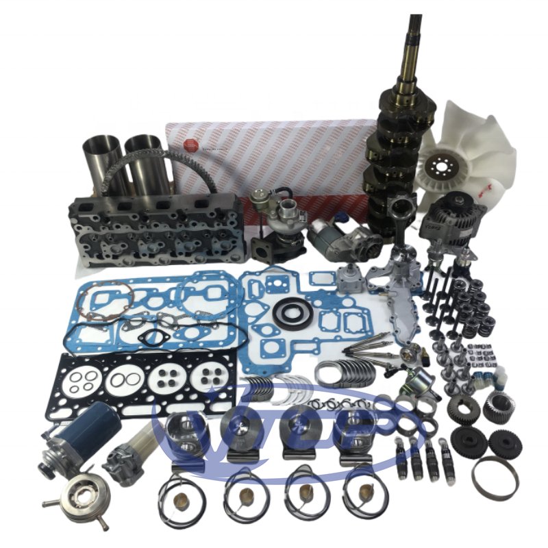 V2403 Cylinder Liner Kit Engine Rebuild Kit For Kubota V2403 V2203-M Machinery Engine Parts