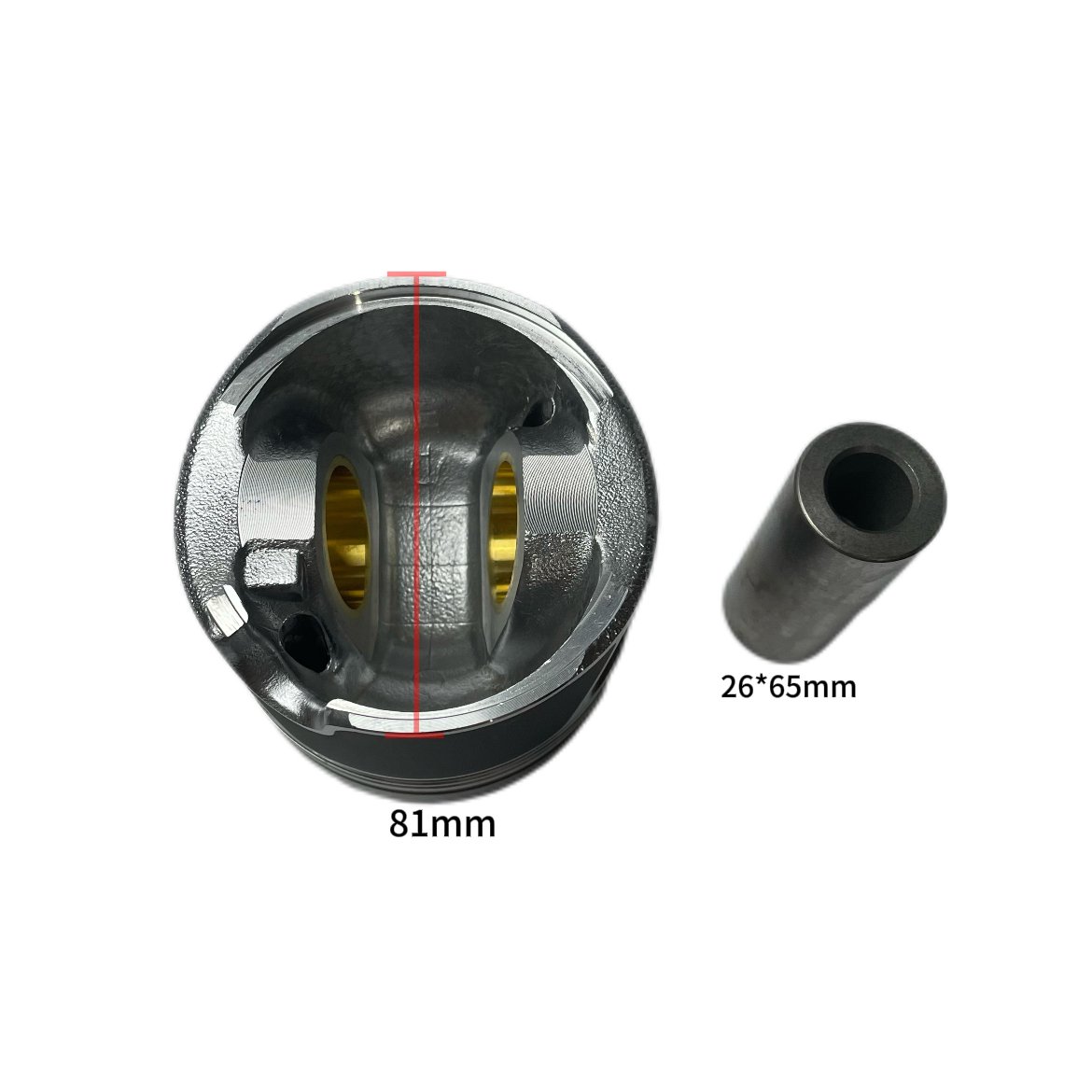 T5 2.0T Diesel 81MM Piston Assembly Piston Ring For AUDI VW Golf 6 Scirocco 2.0TDI 03L107065G VAG 03L107065AD 03L107065K 050
