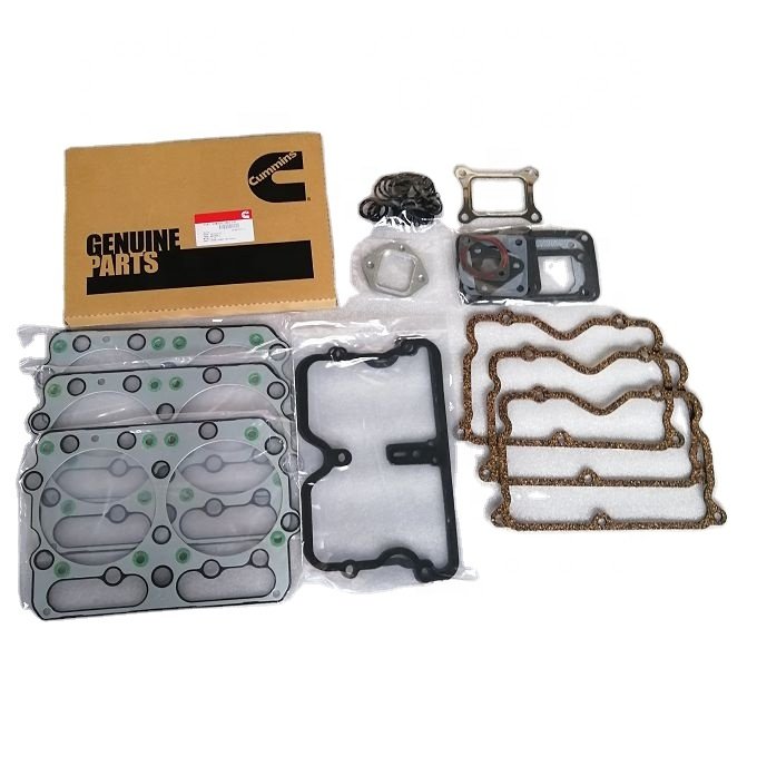NT855 NTA855 upper engine gasket kit 3801330 with N14 cylinder head gasket 4058790 131555 AR2885 for Cummins engine