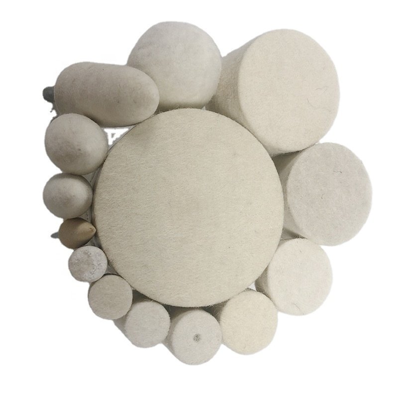 Wool Polishing Wheel Felt Wheel Grinding Plate Wool Wheel Pad For Metal Polisher Polishing Pad Accessories